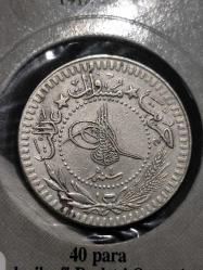 Sultan Vahdettin 1336/4 Nikel 40 Para