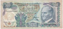 6.Emisyon, E19 Serisi 500 Lira, ÇÇT-