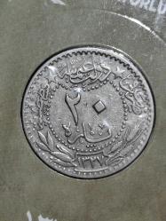 Sultan Reşat 1327/6 Nikel 20 Para