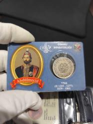 Sultan Abdülmecid 1255/7 Gümüş 5 Kuruş Nadir