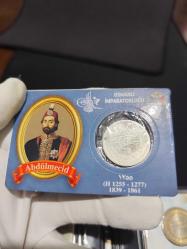 Sultan Abdülmecid 1255/19 Gümüş 5 Kuruş Nadir