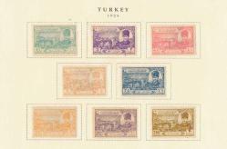 LOT.1 » 1924 Lozan Sulh Çok Temiz Damgasız Şarniyerli Tam Seri