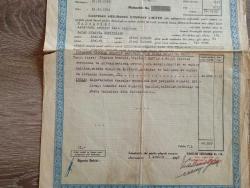 Guardian Assurance Company Limited 1962 tarihli sigorta poliçesi