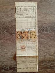 Mezkukat Tezkeresi Evrakı.