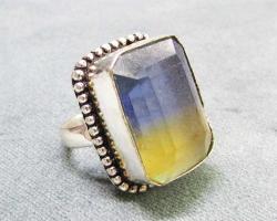 RENKLİ TURMALİN TaŞLı BÜYÜK YÜZÜK.....