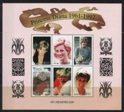 A.1650  1998  PRENSES DİANA  MNH ANTİGUA BARBUDA