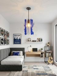 Işık açıkken sıcak ve davetkâr, kapalıyken heykelsi bir siluet.                Mimar tasarımı