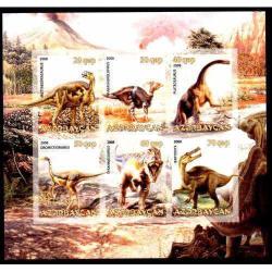 A.1656   2008 PREHİSTORİK YAŞAM DİNOZORLAR  BLOK MNH AZERBAYCAN