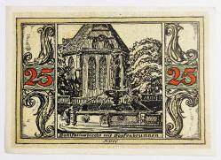 Almanya Asırlık Notgeld 1900'ler 25 Pfenning..