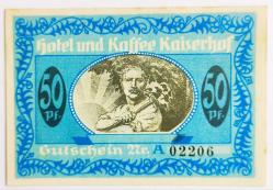 Almanya Asırlık Notgeld 50 Pfenning..((1922))
