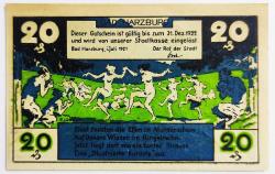 Almanya Asırlık Notgeld 20 Pfenning..((1922))