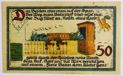 Almanya Asırlık Notgeld 50 Pfenning..((1900'ler))