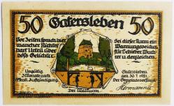 Almanya Asırlık Notgeld 50 Pfenning..((1900'ler))