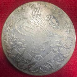 OSMANLI MEHMED REŞAD 1909-1918  ( AH 1327-1336)  10 KURUŞ  MISIR GÜMÜŞ 1327/3H