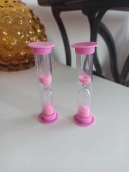 hureggo concept pembe kum saati 2 adet & 3 dakikalık