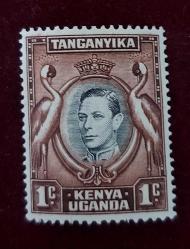 İngiliz sömürgesi Kenya -Uganda-Tanganika-damgasız mnh