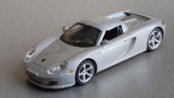 SILVER PORSCHE CARRERA GT   DÖKME DEMİR   SIFIR  HİÇ KULLANILMAMIŞ   1/72 ÖLÇEK KOLLEKSİYON ÜRÜNÜ ÇOK ÇOK NADİR