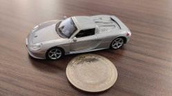 SILVER PORSCHE CARRERA GT   DÖKME DEMİR   SIFIR  HİÇ KULLANILMAMIŞ   1/72 ÖLÇEK KOLLEKSİYON ÜRÜNÜ ÇOK ÇOK NADİR