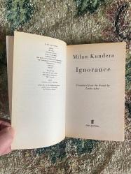 Ignorance - Milan Kundera
