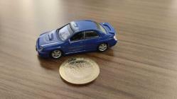 2002 SUBARU İMPRENZA WRX STI DÖKME DEMİR   SIFIR  HİÇ KULLANILMAMIŞ   1/72 ÖLÇEK KOLLEKSİYON ÜRÜNÜ ÇOK ÇOK NADİR