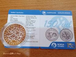 2023 - Borsa İstanbul Gümüş Hatıra Parası (sertifikalı)
