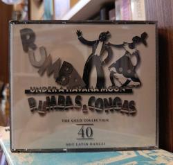 RUMBAS & CONGAS - UNDER A HAVANA MOON / THE GOLD COLLECTION 40 HOT LATIN DANCES