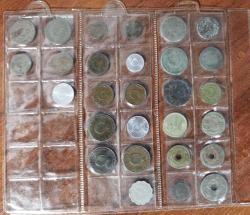 Tc  100 adet madeni para koleksiyonu 1950-1990 aralığında