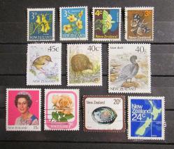 LOT.16 » YENİ ZELANDA KARIŞIK DAMGALI PULLAR M14