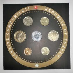 TÜRKİYE  2020  TEDAVÜL MADENİ PARA SETİ   1 TL JETON  GÜMÜŞ 6 GRAM