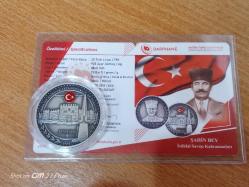 İstiklal Savaşı Kahramanları Serisi Şahin Bey Okside Gümüş Hatıra Parası ( sertifikalı)