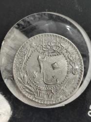 Sultan Reşat 1327/5 Nikel 20 para Çil