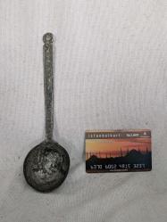 (No2) Osmanlı 21cm dövme bakır kepçe