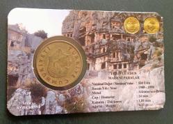 1989 500 Lira Kendi Özel Tanıtım Kitinde (Meksika baskısı)