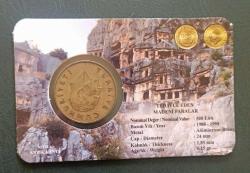 1989 500 Lira Kendi Özel Tanıtım Kitinde (Meksika baskısı)