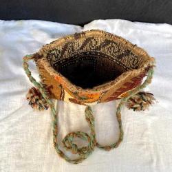 Nostaljik El Dokuma Tuz Heybesi