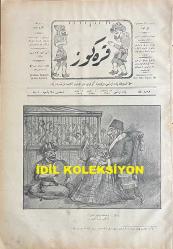Osmanlıca Karagöz Mizah Dergisi-Gazetesi, Orijinal Dönem Basım, (Ottoman Magazine-Newspaper-Journal Illustré Cara-Gueuz) - 17 Mayıs 1909 - Sayı: 84 - Hicri: 27 Rebiülahir 1327 - Rumi: 4 Mayıs 1325 - II. Abdülhamit'in Hal Edilmesine Dair Karikatür: 