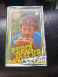 ferdi tayfur bir avuç gözyaşı eski bandrollü kaset nadir uzelli baskı