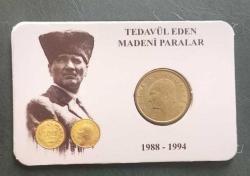 1989 100 Lira Kendi Özel Tanıtım Kitinde