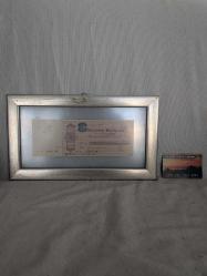 (No19) Osmanlı Selanik Bankası kullanılmamış çek