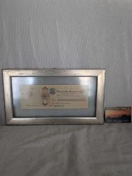 (No21) Osmanlı Selanik Bankası kullanılmamış çek