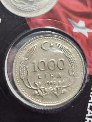 TC 1981 1 Lira-2003 100 bin lira- 1990 1000 lira -2020 1 Kuruş