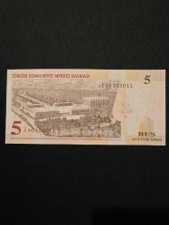 8. Emisyon 5 YTL E80, ÇİL