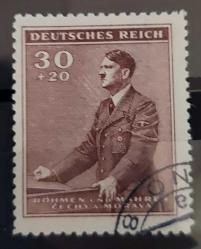 LOT.14 » Almanya Reich 1942- Adolf Hitler kürsüde- Çekya Morova Bohemya işgali - damgalı