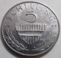 LOT.18 » Avusturya 1995 5 Şilin - Çil - Lipizzaner Atı Temalı