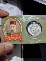 Sultan Reşat 1327/5 Nikel 40 Para Çil