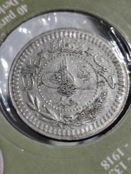 Sultan Reşat 1327/5 Nikel 40 Para Çil