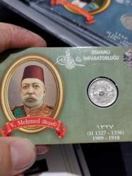 Sultan Reşat 1327/5 Nikel 5 para Çil