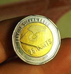 SİERRE LEONE 25 CENTAVOS (BASSİE SORİE KONDİ)