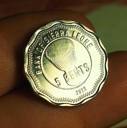 SİERRE LEONE 5 CENT (ISRAEL OLORUNFEH COLE)