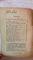 TÜRK DİLİ, AYLIK DİL VE YAZIN DERGİSİ -  ŞUBAT 1975 SAYI: 281  TDK : TÜRK DİL KURUMU ÜZERİNE SORULAR VE YANITLAR III - CAVİT ORHAN TÜTENGİL : 1730'LAR TÜRKÇESİNE TANIKLIK EDEN BİR YAPIT - SAMİ KARAÖREN : İSTEDİĞİMİZ GELİŞME - MEHMET H. DOĞAN : ELEŞTİRİ MEYDAN OKUYOR - DOĞAN KUBAN : TANIMINDA BİRLEŞEMEDİĞİMİZ ULUSAL KÜLTÜR ÜZERİNE - ŞEVKET SÜREYYA AYDEMİR : ÇANKAYA'DAKİ ELÇİMİZ - TAHSİN YÜCEL : MİLLİ SAVAŞ HİKÂYELERİ - SELİM İLERİ : YAKUP KADRİ'DE KONAK - AZİZ NESİN : KARAGÖZ'DEN GÜNÜMÜZDE YARARLANMAK - SEVDA ŞENER : BİR TİYATRO TANIMI - FAZIL HÜSNÜ DAĞLARCA : KARA YANSIMA - BERİN TAŞAN : MAYISIN YİRMİ İKİSİNDE - HİLMİ YAVUZ : SARI ANASTAS - MEHMET KARABULUT : TÜTÜN - İBRAHİM ZEKİ BURDURLU : BU SABAH - ŞEMSETTİN ÜNLÜ : DAR GEÇİTLERDE RAHVAN - MEHMET KIYAT : SABAH VURGUNU - ADNAN ONART : FELSEFEYİ KİM ÖĞRETİR? - MUSTAFA CANPOLAT : CAFEROĞLU'NUN ARDINDAN - TALİP APAYDIN : DIŞARDA KAR YAĞIYOR - ALİ PÜSKÜLLÜOĞLU : GÜNCEL SÖZLÜK II - AYHAN HÜNALP : DİRANAS'IN 